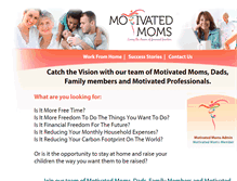 Tablet Screenshot of motivatedmoms.net